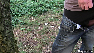 Hot Blonde Loz Lorrimar Goes on a Daytime Dogging Mission to Suck Lots of Cocks and Eat Cum