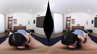Delightful asian teen coquette crazy Vr porn scene