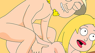 American Stepdad Francine Gets Jeff Creampie