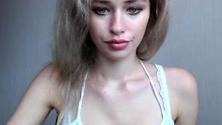 Naked Blonde Teen Girl Pussy Masturbation On Webcam