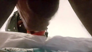 MILF with Ring Gag, Fake Lips, Mouth and Facial