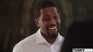 Scarlett Alexis Intense DP Orgasm - Anal Obsessed Hottie Takes Double Penetration