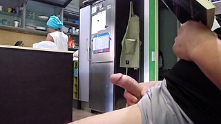 I show my big erection to my stepmother, she couldn't