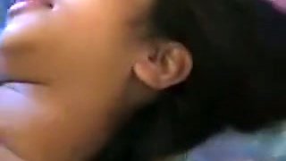 Kinky Indian brunette with puffy nipples sucks dude's cock and enjoys mish
