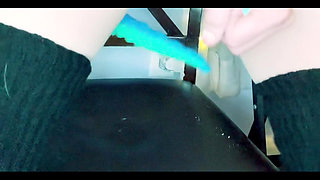 Office Anal Slut Wide Angle