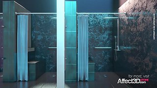 Hefty Funbags Sandy-haired Honey Poked By A Futa Devil In A THREE DIMENSIONAL Cartoon