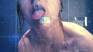 Masturbation in the Shower - Violette Rain