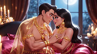 Steamy Cartoon Romance - Prince & Seductive Princess Intimate Compilation