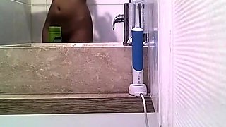 Indian stepdaughter spied in the shower