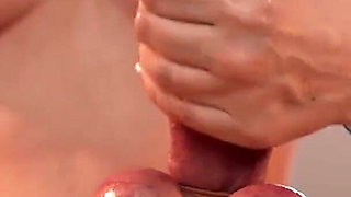 Perfect Ruined Orgasm with Funny Tied Balls!