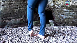 Lifejacket and Jeans on the Beach