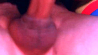 She rides relentlessly bouncing on her fat cock.