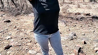 Village girl seducing in forest and rough fucked hard in hotel room (Hindi Audio)