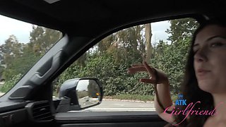 Sweet and innocent Lily Winters on vacation and wanted your cock so badly Carsex: Porn