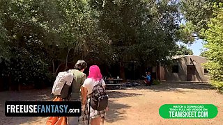 Foursome! we share my gf and nail outdoors - freeuse dream