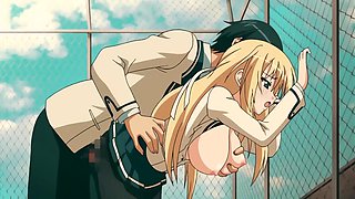 Hentai: Sexy Buxom Blonde Babe Dominates Her Submissive Partner In the Hottest Way
