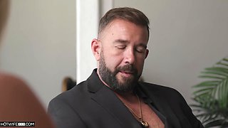 Beautiful Blonde, Sexy Wife Slips His Hard Dick Inside (Lovely Lo)