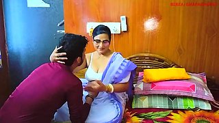 Horny fucking grand with grand desi chodachudi when grany alone at home..