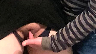 Horny Perv Fingering Girl Under Dress