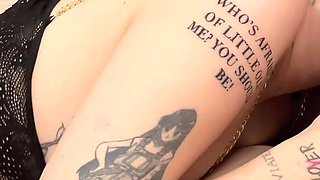 Tongue & Nipple Pierced Lingerie Baddie Pounded Hard and Fast and Creampied