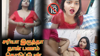 I Gave a Hot Punishment to the Delivery Guy Who Peeked on Me - Tamil Erotic Video with Loud Moaning