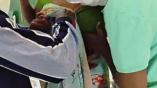 A Teacher Fucked by StepFather and Stepson