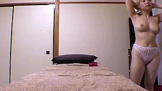 Cute amateur asian gives a wet blowjob