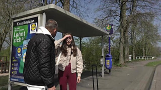 She Has Been Waiting for the Bus for Over an Hour