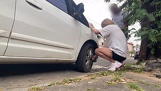 I needed help switching my camper tire and view what happened.