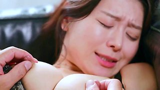 Sharon Lee Asian foot fetish pornstar in stockings fucks