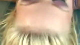 Young Helena and 3 Dudes and Her Facial Blow