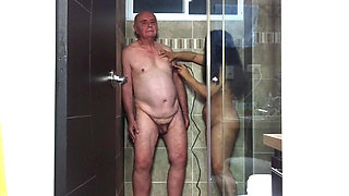 Surprise in the Shower with Garabas and Olga