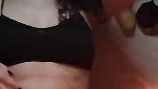 Cute Teen Cums Non-stop and Gets a Creampie