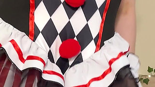 Harlequin Pixie Bed Mischief - Fabric Tease to Greedy Dildo Worship
