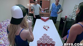 Jessica Rex and her friends play a game that turns into a hot orgy