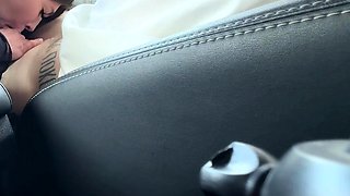 The whore fell for the car and sucked her ex