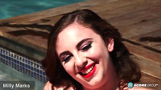 Huge Boobs DP Pool Bash - Robby Echo