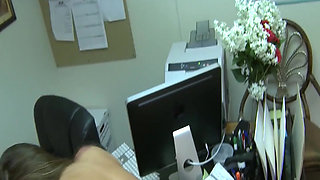 Hot Office_scene_4_sexy Booty Busty Woman Ends up with Her Tits Covered in Cum From Her Boss's Cock in the Office