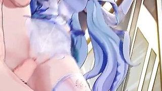 Wuthering Waves - Cantarella Intimate Night Time Sex - 3D Hentai Animations