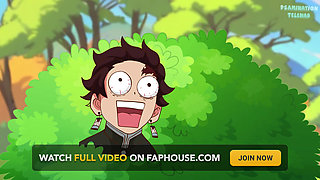 Kanroji Mitsuri in Boat and Fucked by a Plunger with a Dildo (tanjiro and Zenitsu Are Watching This) Demon Slayer Hentai Anime