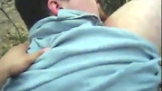 Bareback Fuck in the Woods with a Manly Bear