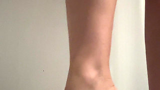 I Have a Very Wet Pussy When I Play in the Bath and Masturbate My Unshaven Smelly Pussy Under the Shower