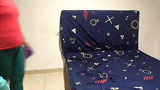 Chubby Girl with Big Ass Comes Home From the Gym Very Aroused and Ends up Masturbating Her Juicy Pussy Until She Cums Deliciousl