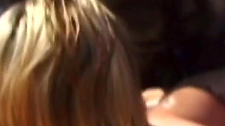 Blondes in Black Scene-1 Busty Blonde in Bikini Fucking in the Pool in Interracial Sex