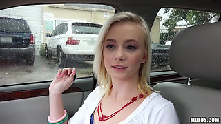 Stranded Teens - Petite Maddy Rose Feels a Bulge & Gives Tony a Blowjob Before Taking His Hard Cock in the Car