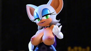 Hentai redhead gives blowjob and having sex