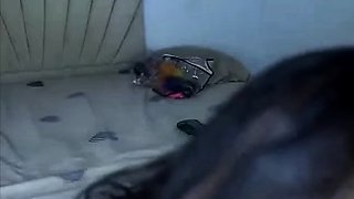 Brunette solo masturbation on webcam