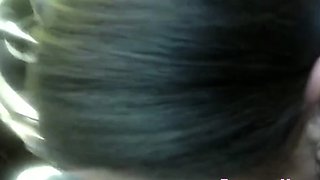 Car Blowjob and Cum Swallow With Mexican Stud