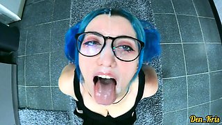 Experience raw youthful passion with a face-focused intimate eruption