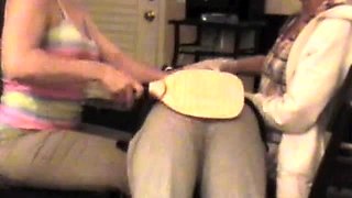 Alan's Mother & Annie Paddling Him